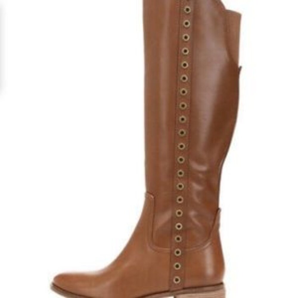 NWOT Micheal Kors ~ Dora Grommet Tall Leather Boot ~ 9.5 ~ - Picture 2 of 15